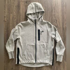 Nike Tech Fleece Hoodie, Women’s Size S, Light Grey